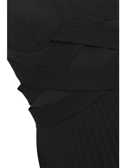 Abito lungo in crepe plissé Patrizia Pepe | 2A3064 A737K103